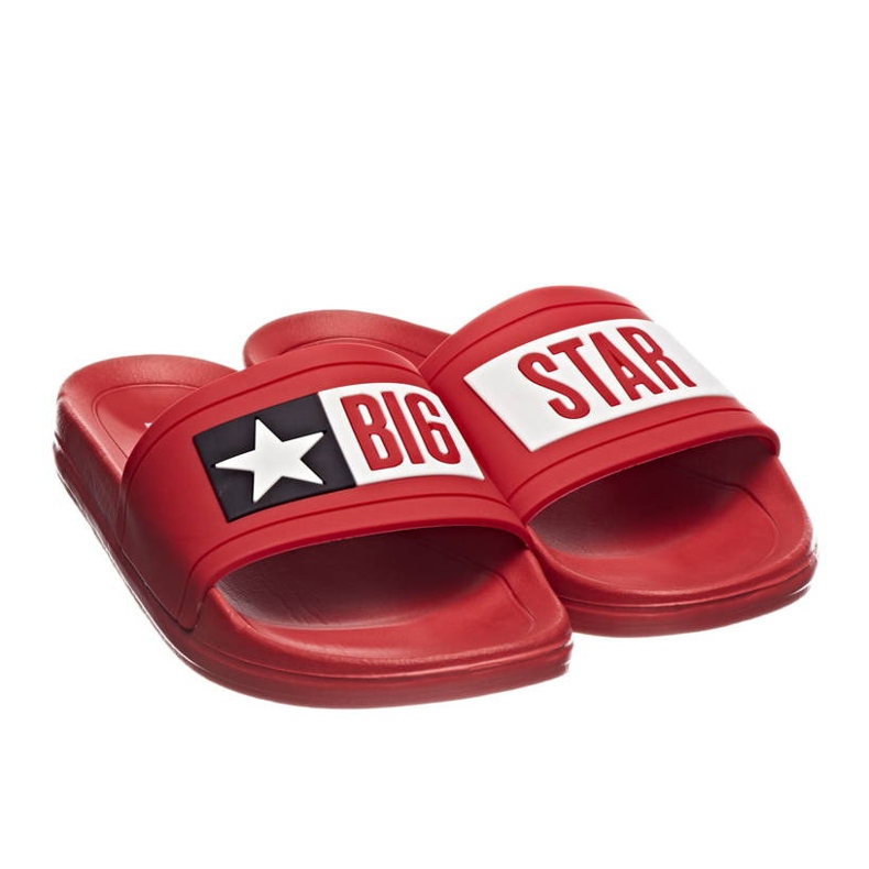 Red Big Star DD274A267 zapatillas de playa de goma roja rojo 2