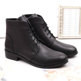 Botas de piel mujer Dolce Pietro negras negro 1