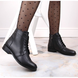 Botas de piel mujer Dolce Pietro negras negro 3