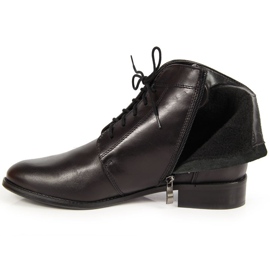 Botas de piel mujer Dolce Pietro negras negro 5