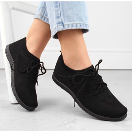 News Deportivas sin cordones malla negra NOVEDADES negro 6