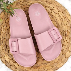 Chanclas de playa mujer rosa espuma Big Star FF274A387 rosado 3