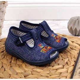 Chanclas niños sandalias casa azul marino Nazo 3