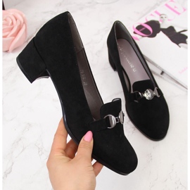 Zapatos de mujer negros con taco de Sergio Leone 2