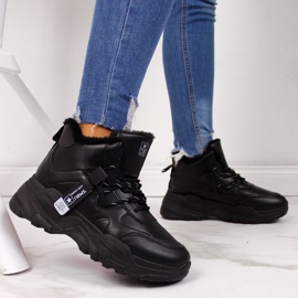 News Deportivas insuladas de mujer con suela gruesa, negras NOVEDADES negro 5