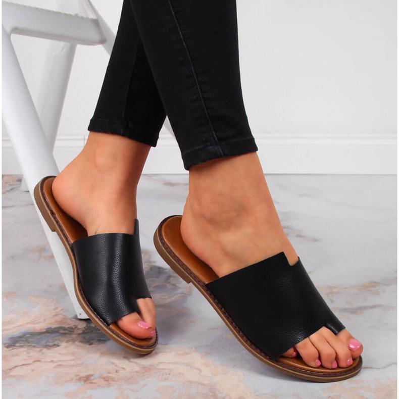 Chanclas de mujer negras Jezzi negro 1