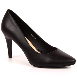 Zapatos de tacón negros Sergio Leone 1