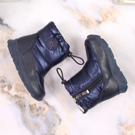 Botas de invierno azul marino para niña Kornecki 6896 negro 3