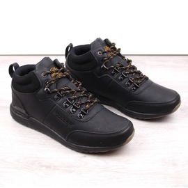 Zapatos negros de piel para hombre Jogger Bustagrip 9