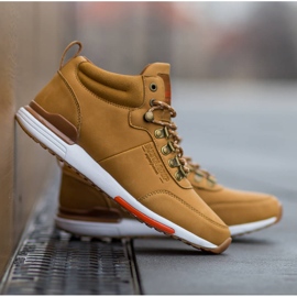 Zapatos de hombre de piel Bustagrip amarillos 8