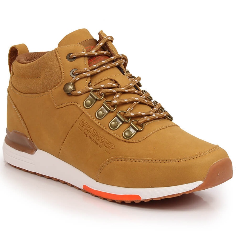 Zapatos de hombre de piel Bustagrip amarillos 2