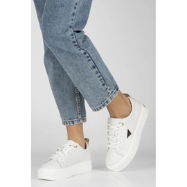 Zapatillas de deporte de cuero Filippo DP3533/25 Wh White blanco 7