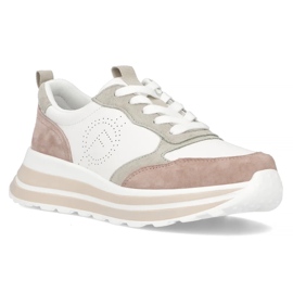 Filippo DP6787/25 zapatillas de cuero blanco 5