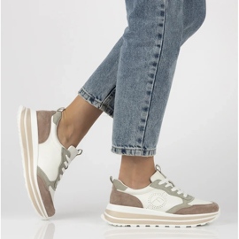 Filippo DP6787/25 zapatillas de cuero blanco 8