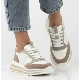 Filippo DP6787/25 zapatillas de cuero blanco 11