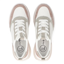 Filippo DP6787/25 zapatillas de cuero blanco 4