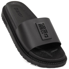 Babucha mujer plataforma negra Big Star LL274429 negro 1