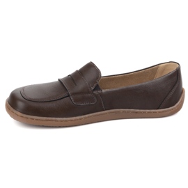 Olivier Barefoot Women Minimalista de cuero Minimalista 1280 Marrón oscuro 3