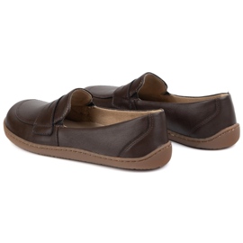 Olivier Barefoot Women Minimalista de cuero Minimalista 1280 Marrón oscuro 7
