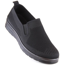 News Novedades 1022 slip-on de hombre negro 1
