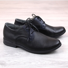 Zapatos comunión niño cómodos negro Kornecki 6120 3