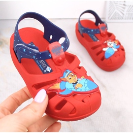 Cómodas sandalias infantiles perfumadas Paw Patrol Zaxy rojo JJ385044 01GR22BR 3