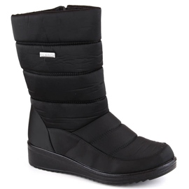 News 5028 botas de nieve altas de mujer en color negro 1