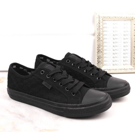 Deportivas mujer caladas negras Big Star LL274072 negro 3