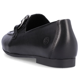 Zapatos mujer cómodos de piel con cadena negro Remonte D0K00-00 2 Zapatos mujer cómodos de piel con cadena negro Remonte D0K00-00 2