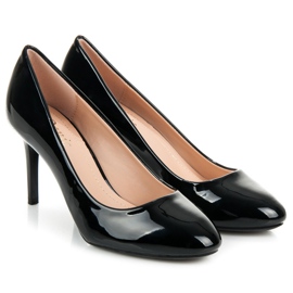 Danic Zapatos De Salón Lacados En Negro 1