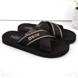 Chanclas playa piscina Black Big Star NN274A059 negro 2