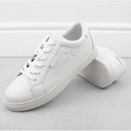 Calzado deportivo para hombre fabricado en piel ecológica, blanco Big Star OO174020 2