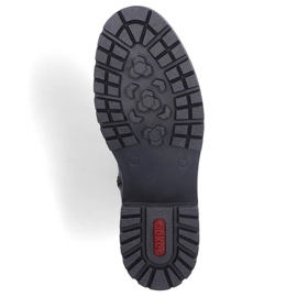 Botas de mujer cómodas de piel con aislamiento negro Rieker Z2841-00 3