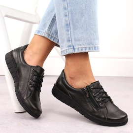 Zapatos cómodos mujer piel verde Helios 429.567 4
