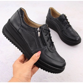 Zapatos mujer cómodos piel negro Helios 419 1 Zapatos mujer cómodos piel negro Helios 419 1