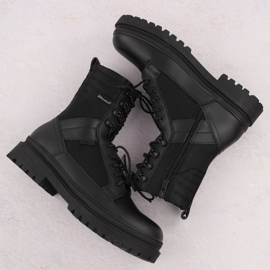 Botas de hombre piel impermeables negras Big Star OO174164 negro 3