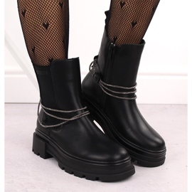 Botas Chelsea mujer piel negro Big Star 6