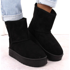 Botas de nieve impermeables de mujer mukluk negro Big Star OO274898 6