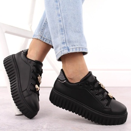News Deportivas mujer plataforma color negro NOVEDAD 4756 5