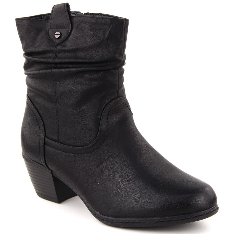 Botas de mujer cómodas negras Unisoft 7987 negro 1
