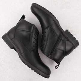 Botines aislantes de piel para hombre, negro, T.Sokolski Z24-81 3