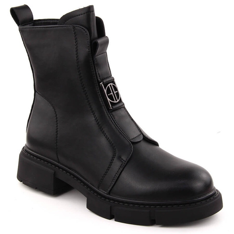 Botines negros de piel para mujer Filippo DBT6524 1