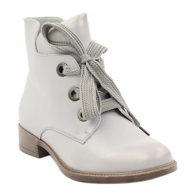 Botas Sergio Leone 300 plata metalizado gris 1