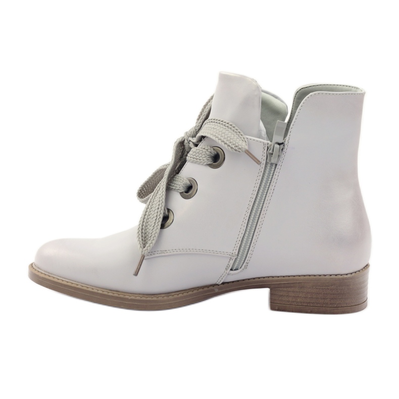 Botas Sergio Leone 300 plata metalizado gris 2