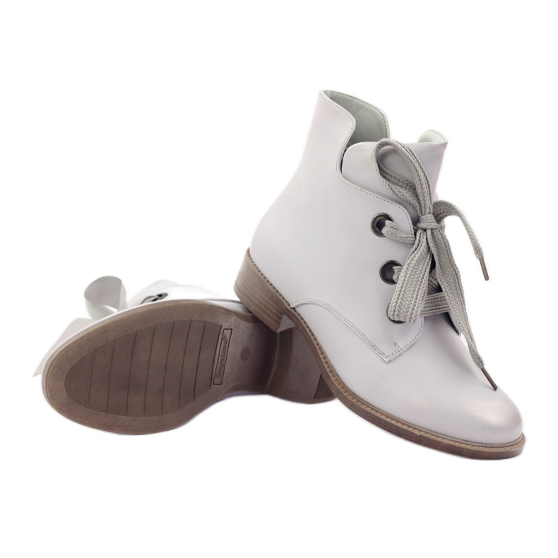 Botas Sergio Leone 300 plata metalizado gris 3