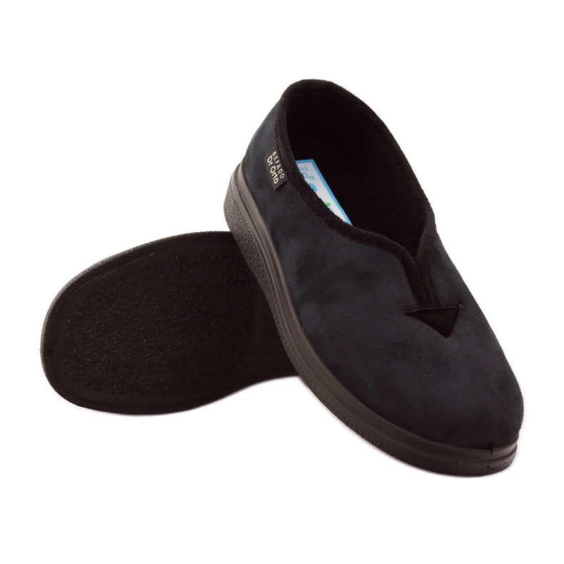 Befado zapatos mujer mocasines Dr.Orto zapatillas negro 3
