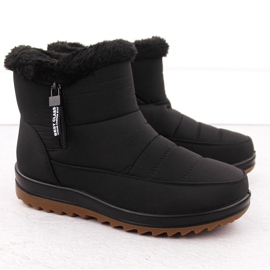 Botas de nieve de mujer con pelo, negro Potocki 66302 2
