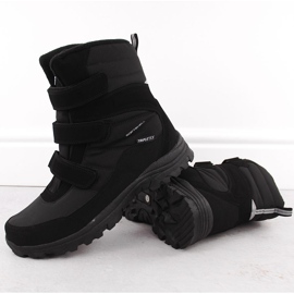 Botas de nieve oversize impermeables para hombre, negras American Club SN45 negro 2 Botas de nieve oversize impermeables para hombre, negras American Club SN45 negro 2