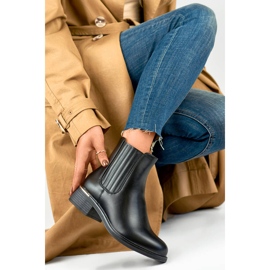 Botas Chelsea de mujer de otoño, negras D7995B negro 3