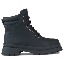 Botas de mujer ligeramente aislantes, negras 8538A-B negro 5